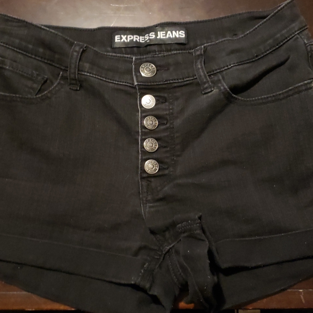 Express high waisted shorts